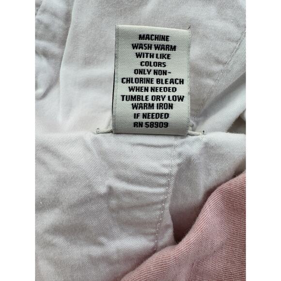 Baird McNutt Murano Linen Shorts Mens Size 38 Light Pink Beach College Preppy - Picture 10 of 12